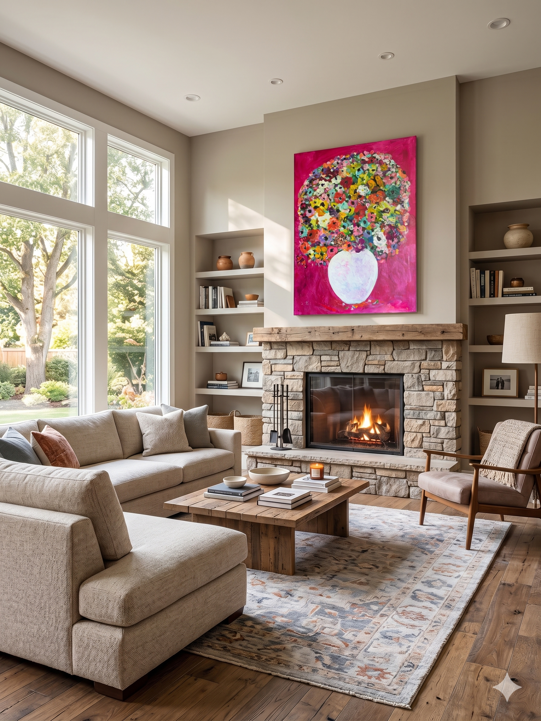 White vase still life painting by Monique Par&eacute;